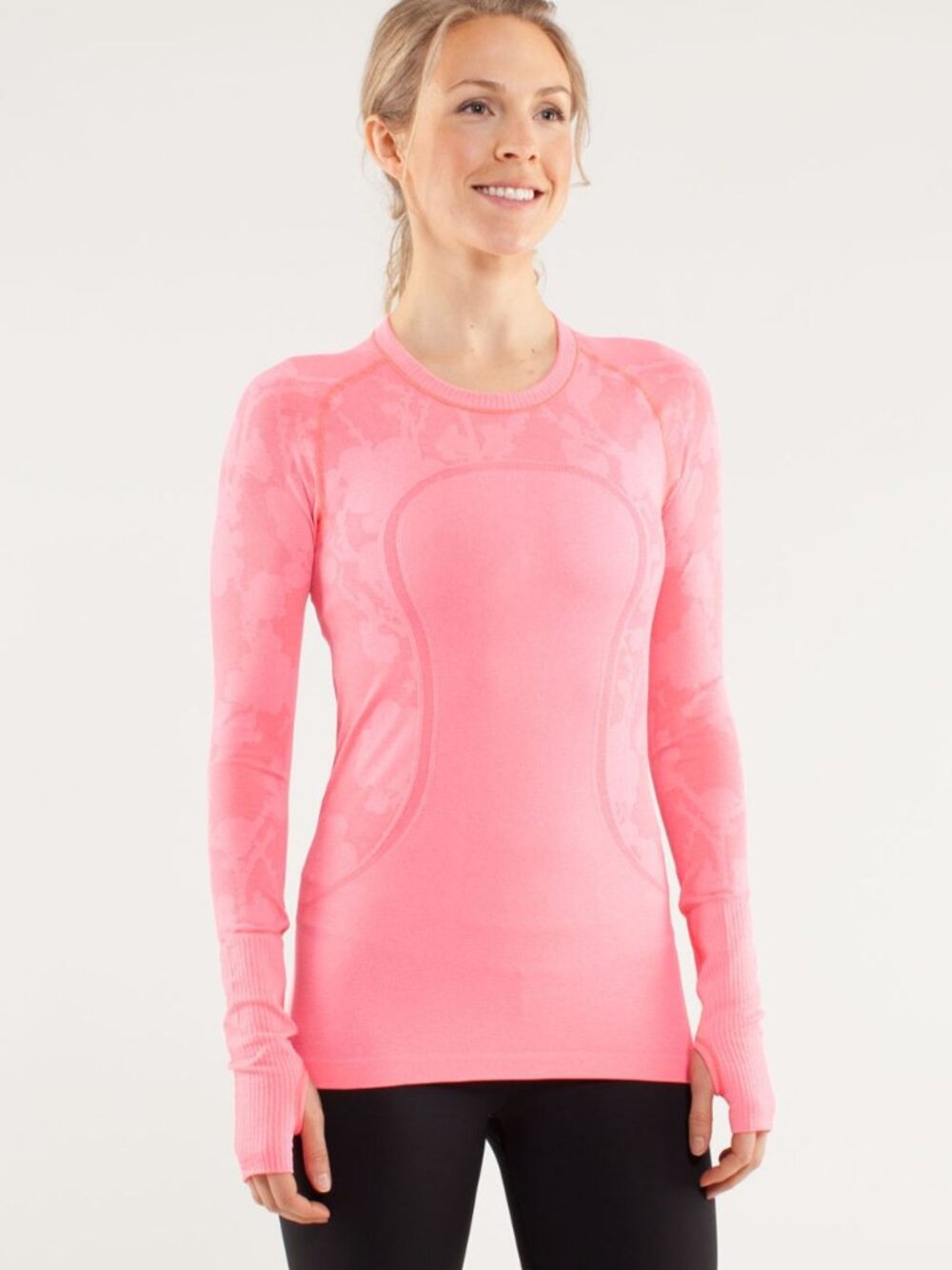 Lululemon Women's Run: Swiftly Tech Long Sleeve - Pink Flash